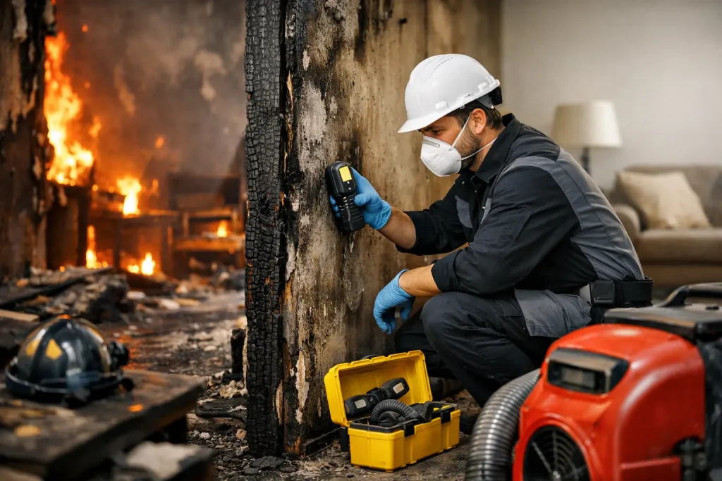 What Fire Damage Restoration Services Cover